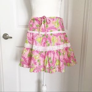 Lilly Pulitzer | Phipps Pink Stacey Skirt Sz. XS